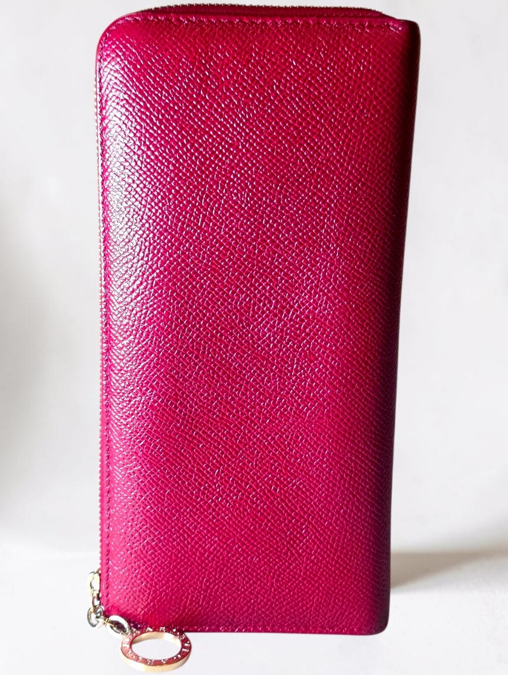 Bvlgari Zip-Around Long Wallet Leather